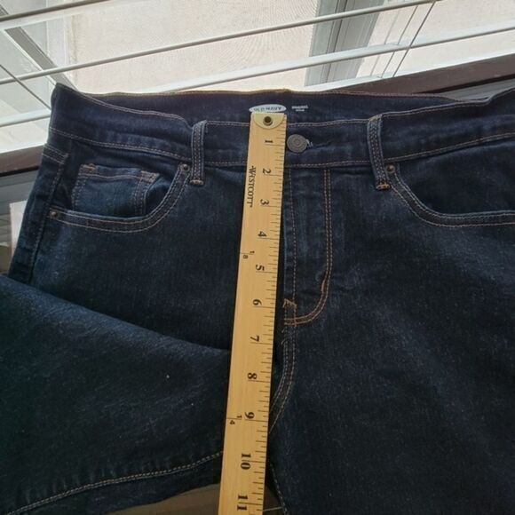 3 / $30 Old Navy Jeans Womens 10‎ Dark Blue Skinny Denim Cotton Blend - Picture 8 of 11